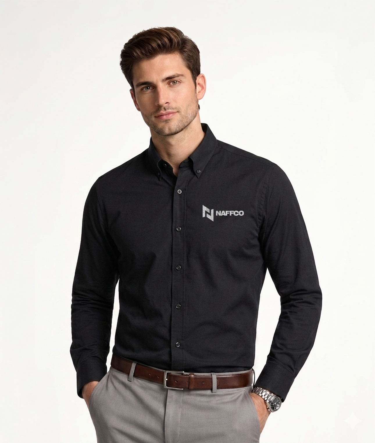 NAFFCO Full Sleeve Shirt – Black
