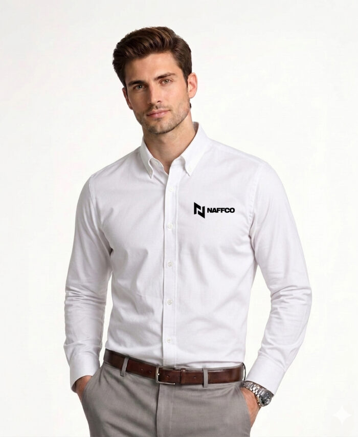 NAFFCO Full Sleeve Shirt - White